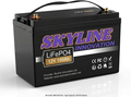 Skyline Innovation 12V 100Ah High-Capacity LiFePO4 Long Lasting Battery